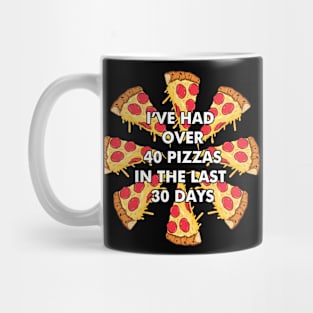 I've Had Over 40 Pizzas in the Last 30 Days - Papa John's Day of Reckoning Meme Mug